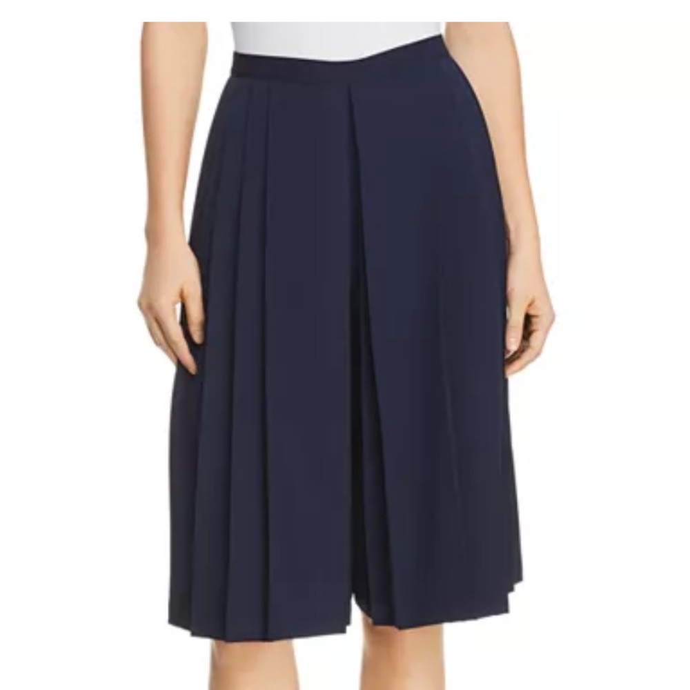 Tory Burch Faye Culottes Navy Size 14 $298 NWT!